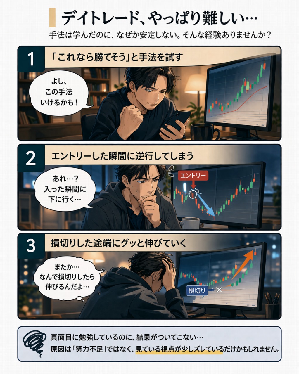 デイトレードの勝率