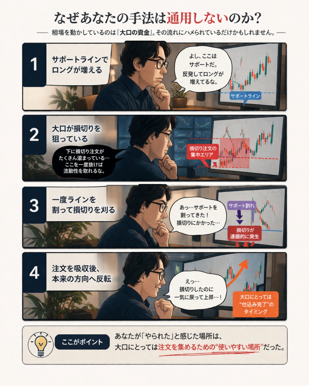 fx デイトレード 手法が通用しない理由